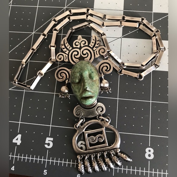 Vintage Taxco sterling silver heirloom piece ❤️ gorgeous Mexican sterling - Picture 11 of 12